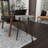 Calne Polystone Tree Trunk Side End Accent Table with Black Hairpin Legs-24389108