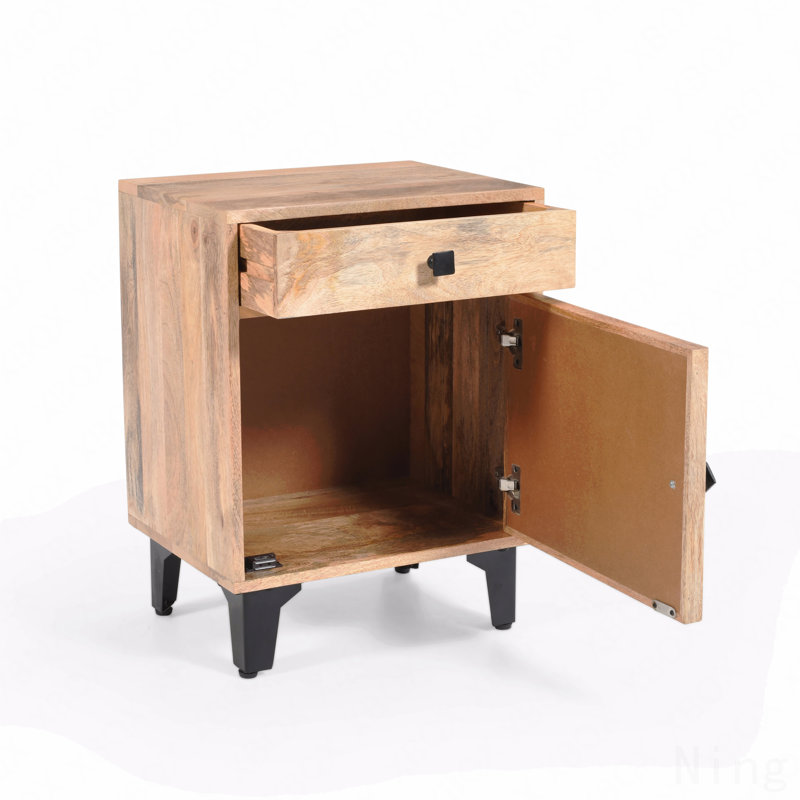 Table de chevet en bois massif