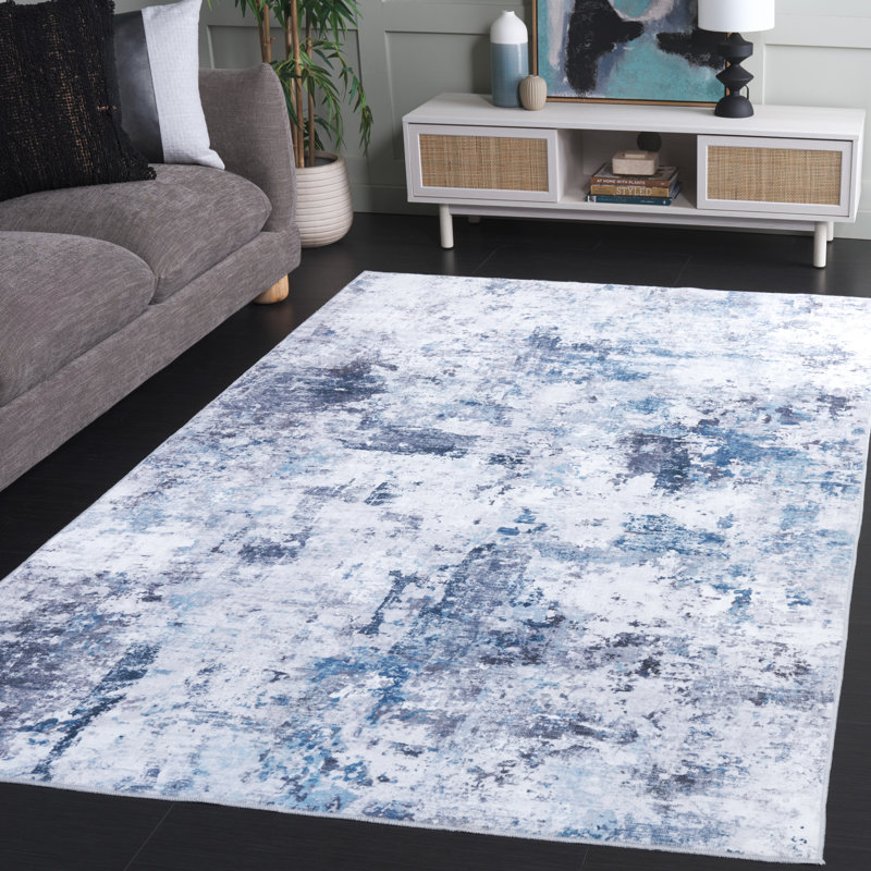 Allenna Monica Performance Machine Washable Abstract Rug, Rectangle 5' x 8'