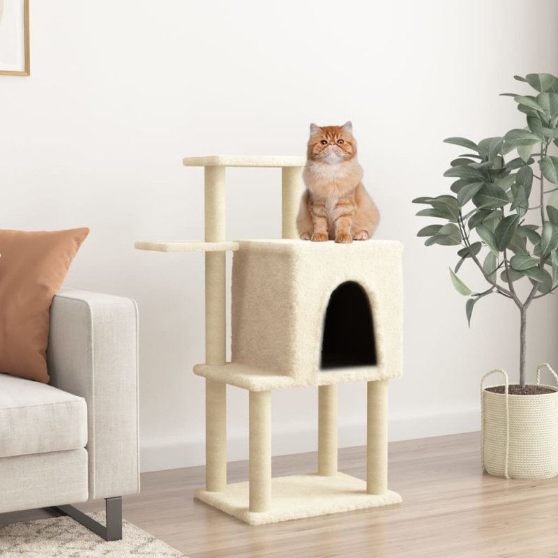 Mayview 97cm H Cat Tree, Cream