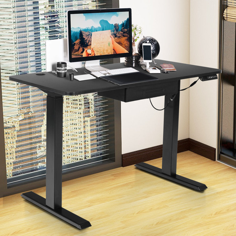 Inbox Zero Dorazio 47.24'' Gaming Computer Desk with Monitor Stand