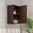 Hokku Designs Ceceila 14 In. W X 13 In. D Wenge Wall-Mounted Linen Cabinet