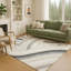 Tapis mid-century moderne lavable à la machine intérieur / extérieur Chantille ACN2467-700894227-700894226