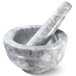 Marble Mortar And Pestle Set