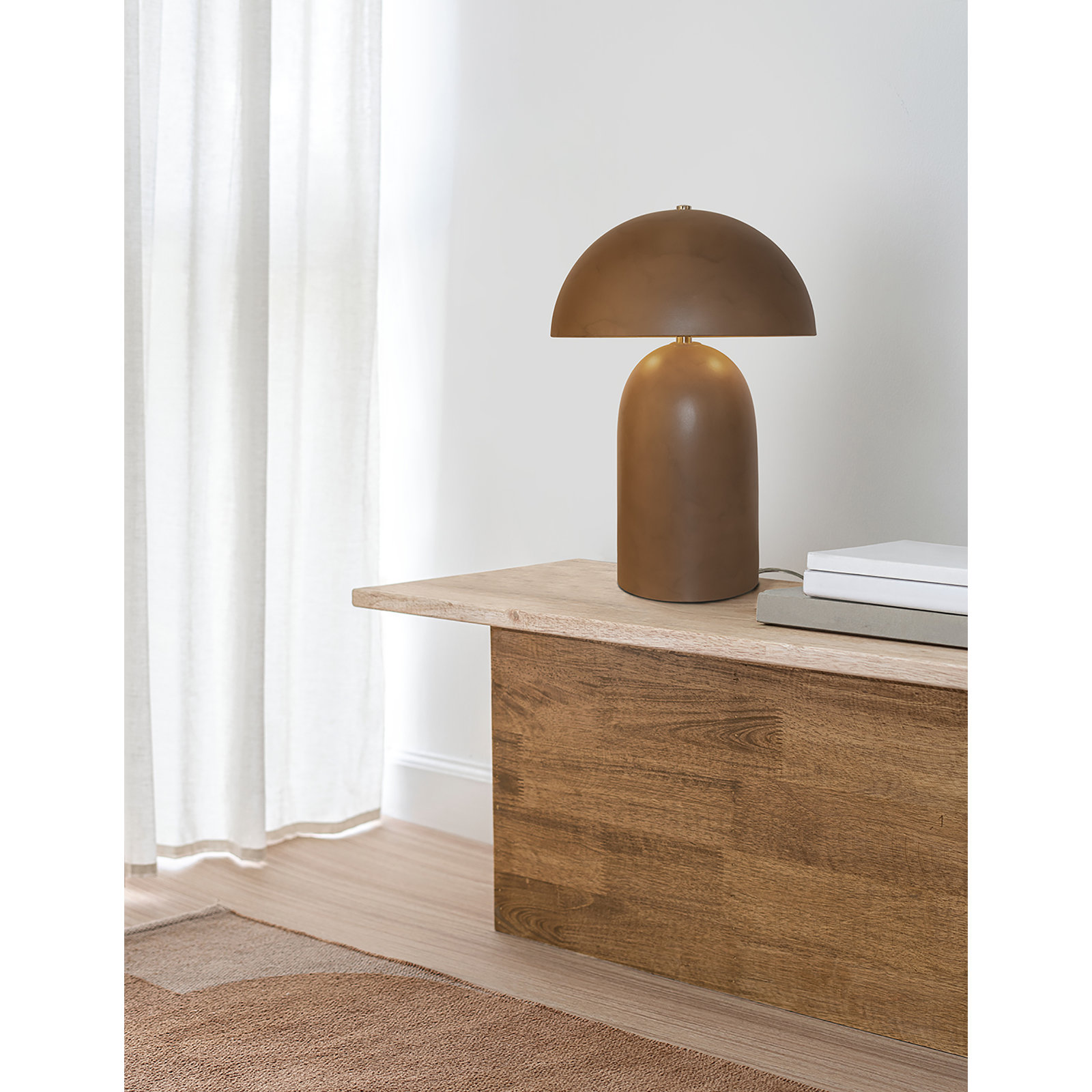 Hardacre Ceramic Table Lamp, Terra Cotta