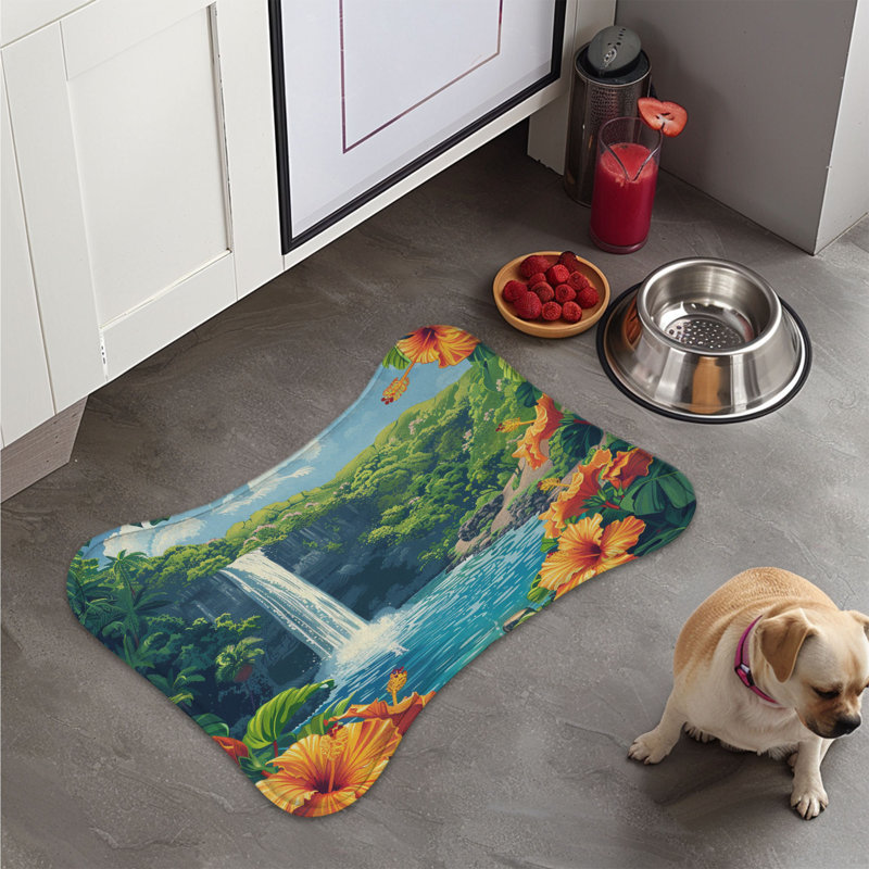 Tapis d'alimentation Tropical Falls - 1 pièce, XL (18 po)