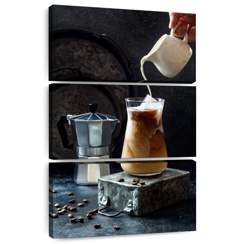Café glacé, H 38 po x l 24 po