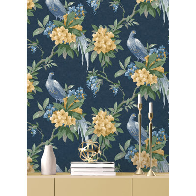 Rouleau de papier peint L 33 pi x l 20,5 po Alondra Pheasant
