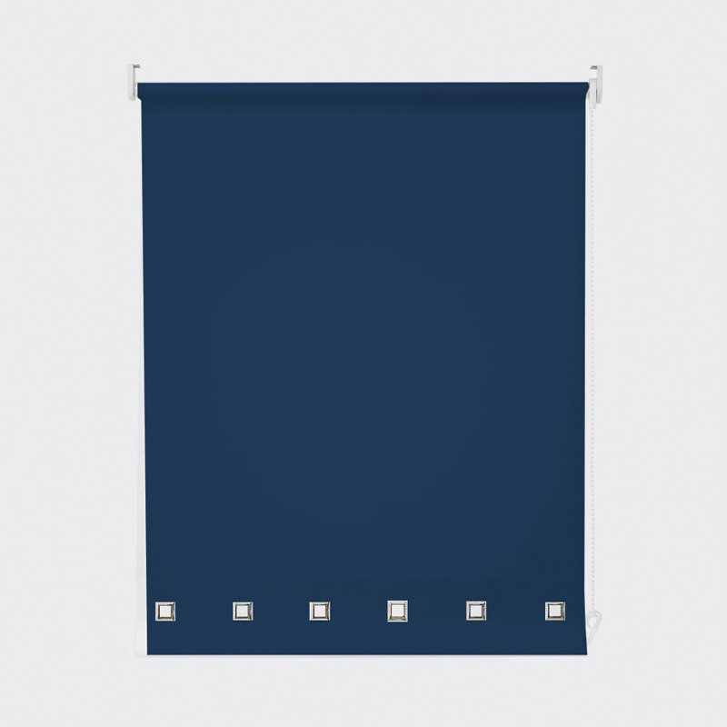 Semi Sheer, Blue, 165 cm L x 180 cm W