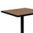 Saville Outdoor Faux Teak Dining or Patio Table with Poly Slats-1225780829