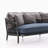 Mayrely 59.05'' Wide Rectangle Aluminum Loveseat with Cushions