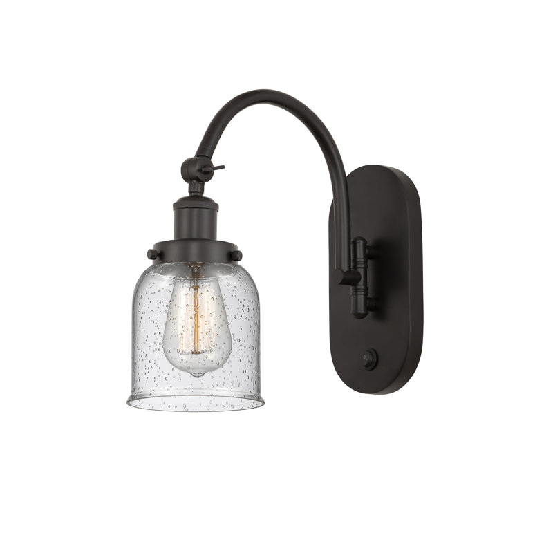 Shauna Swing Arm Sconce, No Bulb Included, Oil Rubbed Bronze