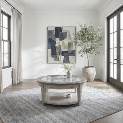 Haylee Round Ceiling Tile Cocktail Table
