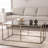 Nicholance Glass Top Coffee Table