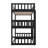 Twin Triple-Layer Rubber Wood Bunk Bed Complete With Ladders And Protective Guardrails-1323980661
