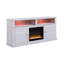 Console 70 po avec foyer et chauffage