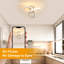 Camrun 3-Light LED Flush Mount Warm Light