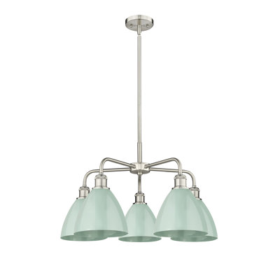 Trickett 5 - Light Steel Dimmable Chandelier