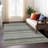 Machine Washable Indoor/Outdoor Lockway ACN2427 Stripes Rug-2030399823