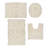 Alamanno 4 Piece Bath Rug Set-1659885785