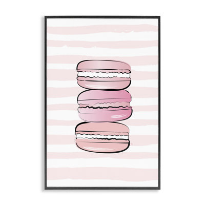 Blush Pink Macarons  Giclee Art by Martina Pavlova