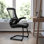 Chaise de salle d'attente avec structure en métal Nashayla