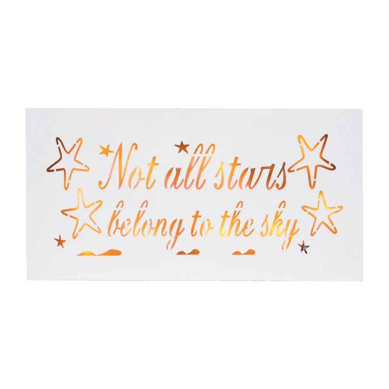 Enseigne murale «Not All Stars Belong To The Sky»