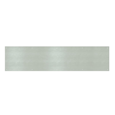Plaque de protection 8 po x 34 po Deltana KP834U32D; Finition en acier inoxydable satiné