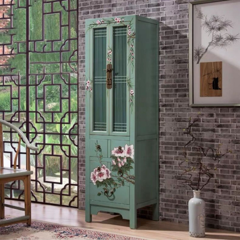 Garde-robe de style américain à peinture rétro