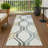 Machine Washable Indoor/Outdoor Chantille ACN2326 Mid-Century Modern Rug-1164318357