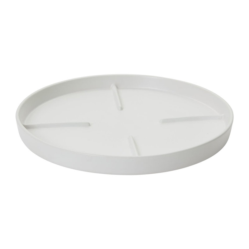 Noha Saucer, Blanc, H 1,5 po x l 14,75 po x P 14,75 po