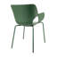 Fauteuil d'extérieur empilable Allenhurst vert-257146092