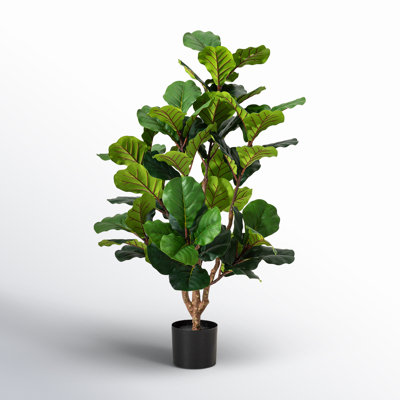 Amee 41.25" H Faux Fiddle Leaf Fig Tree in Pot