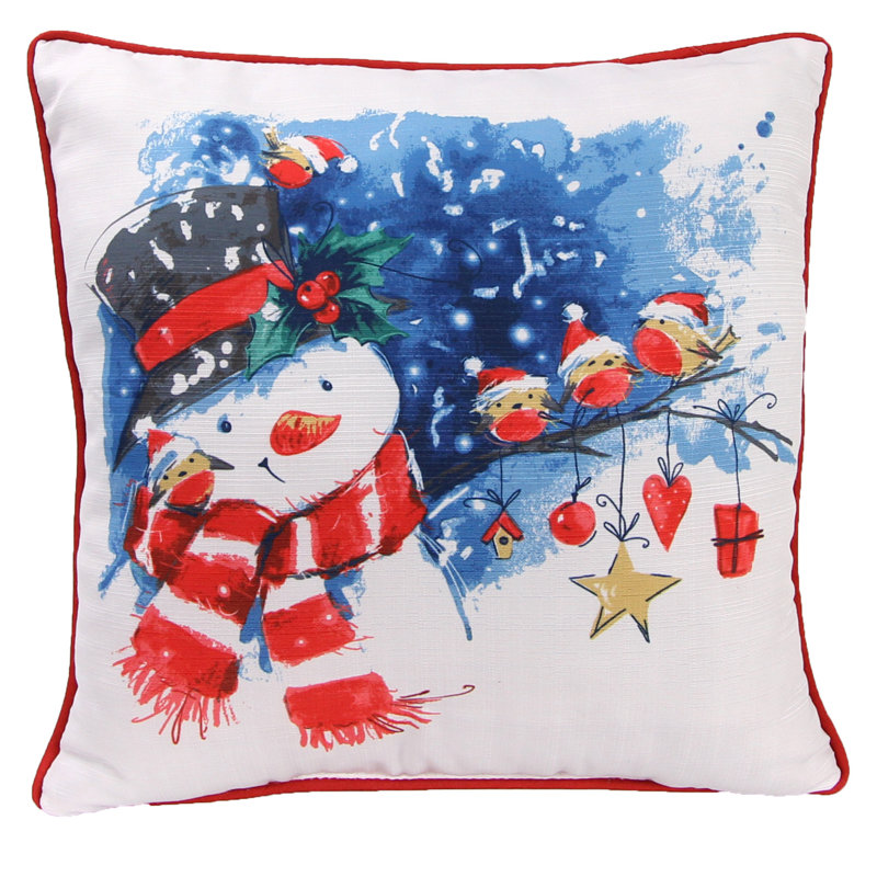 18" x 18" Indoor Throw Pillow, Merry Merry
