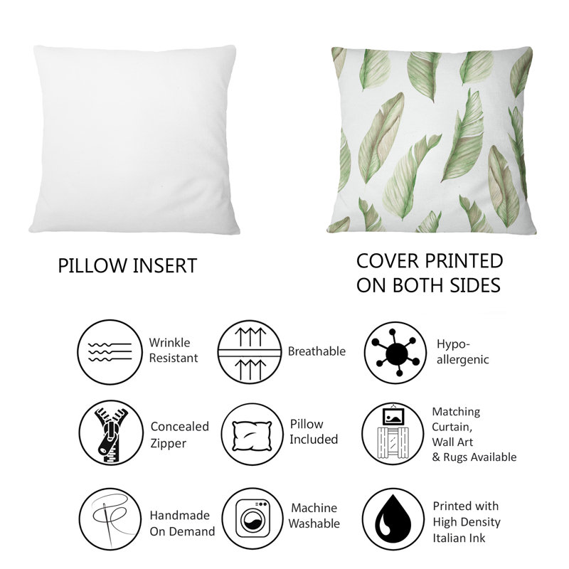 Floral Throw Pillow