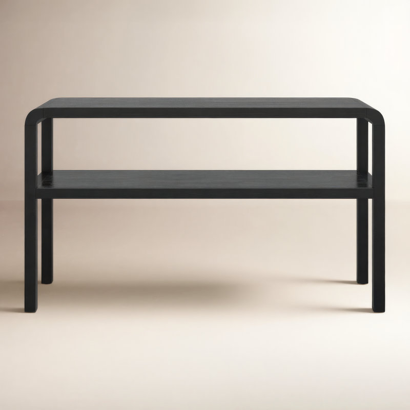 Chauncey 53.4'' Console Table, Black