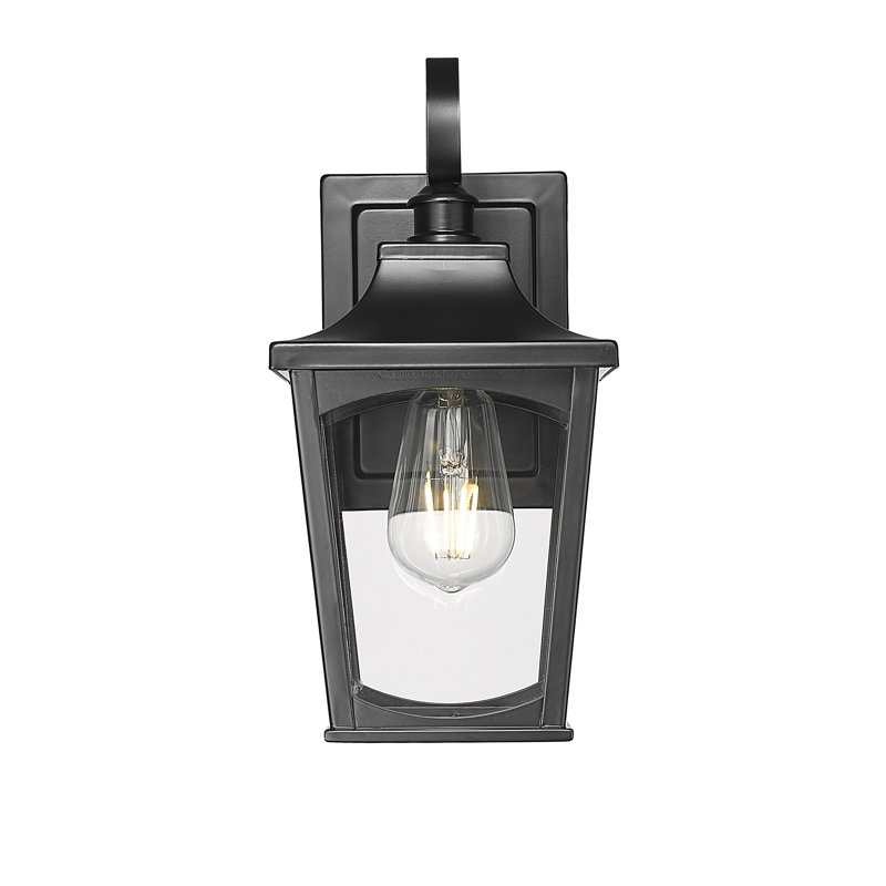 Applique murale d'extérieur 1 lumière Clydel, H 12,62 po x l 6 po x P 7 po