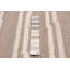 Tapis unique en laine taupe 5 pi x 8 pi Hrishik