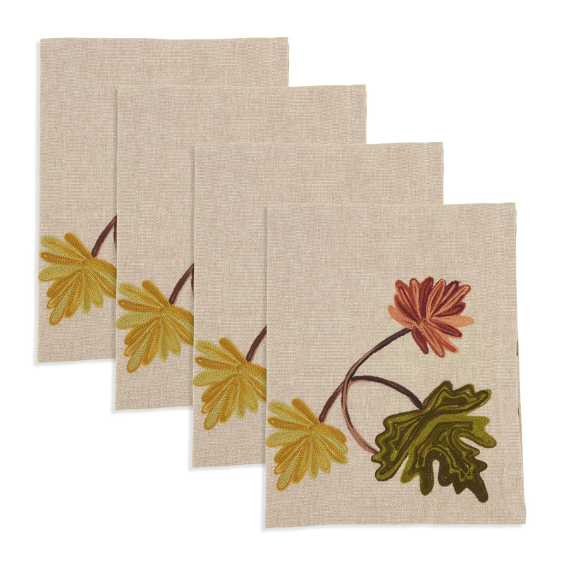 Ensemble de 4 serviettes Golden Grove