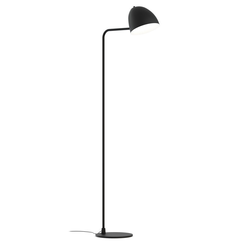 Grandstaff 157cm Arched Floor Lamp, Black