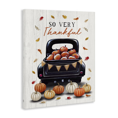 Toile automnale «So Very Thankful», conception par Elizabeth Tyndall
