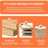 24" Bathroom Storage Vanity With Adjustable Shelf And Quiet Closing Feature In Freestanding Style Imitative Oak Color