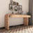 Wooden Entryway Table With Burl Veneer-718698864