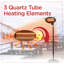Winter Ready Series BLACK+DECKER Patio Floor Electric Heater, Patio Heater Stand for Outdoors with 3 Heat Settings