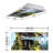 Waterfall Classroom Fluorescent Light Covers for Ceiling Lights - For 2x4 Fixture - by Octo Lights