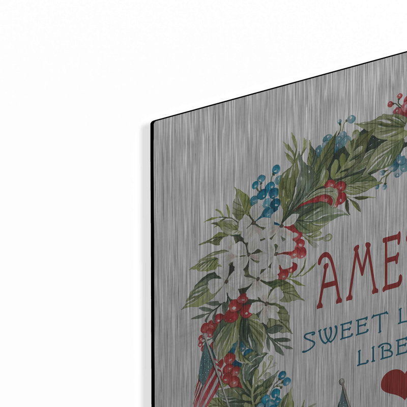 «America Wreath» par Cindy Jacobs, H 24 po x l 24 po