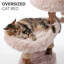 Arbre à chat en bois massif Artisan