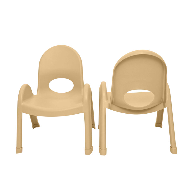 Value Stack 7" Child Chair - Set Of 2, Tan
