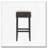 30" Backless Leather Counter Bar Stools
