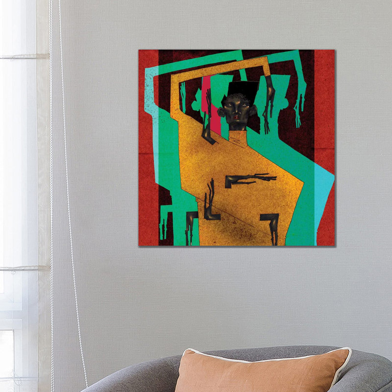 Voguer II by DEMÖ - Painting on Canvas, Wrapped Canvas, 66.04cm H x 66.04cm W x 3.81cm D